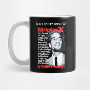 Malcolm X By Any Means Necessary Mug